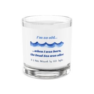 Dead Sea (Wrapped) Rocks Glass