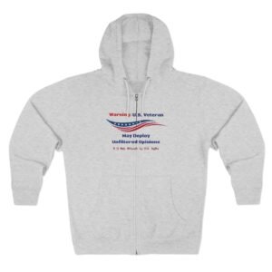 Vet Unfiltered Opinions Zip Hoodie