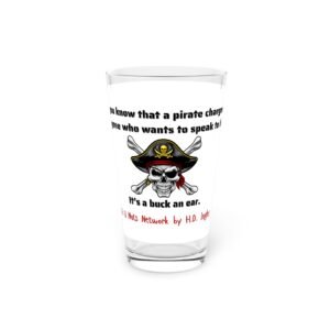 Buck an Ear Pint Glass
