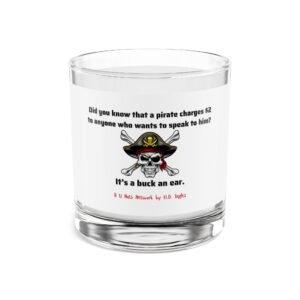 Buck an Ear (Wrapped) Rocks Glass