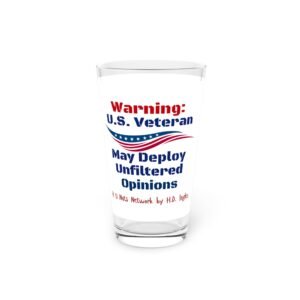 Unfiltered Opinion Pint Glass