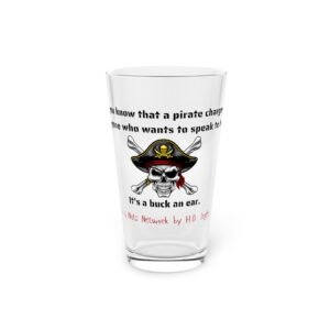 Buck an Ear Pint Glass