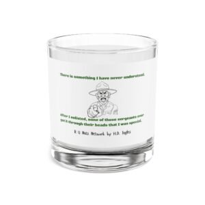 Special Recruit Rocks Glass