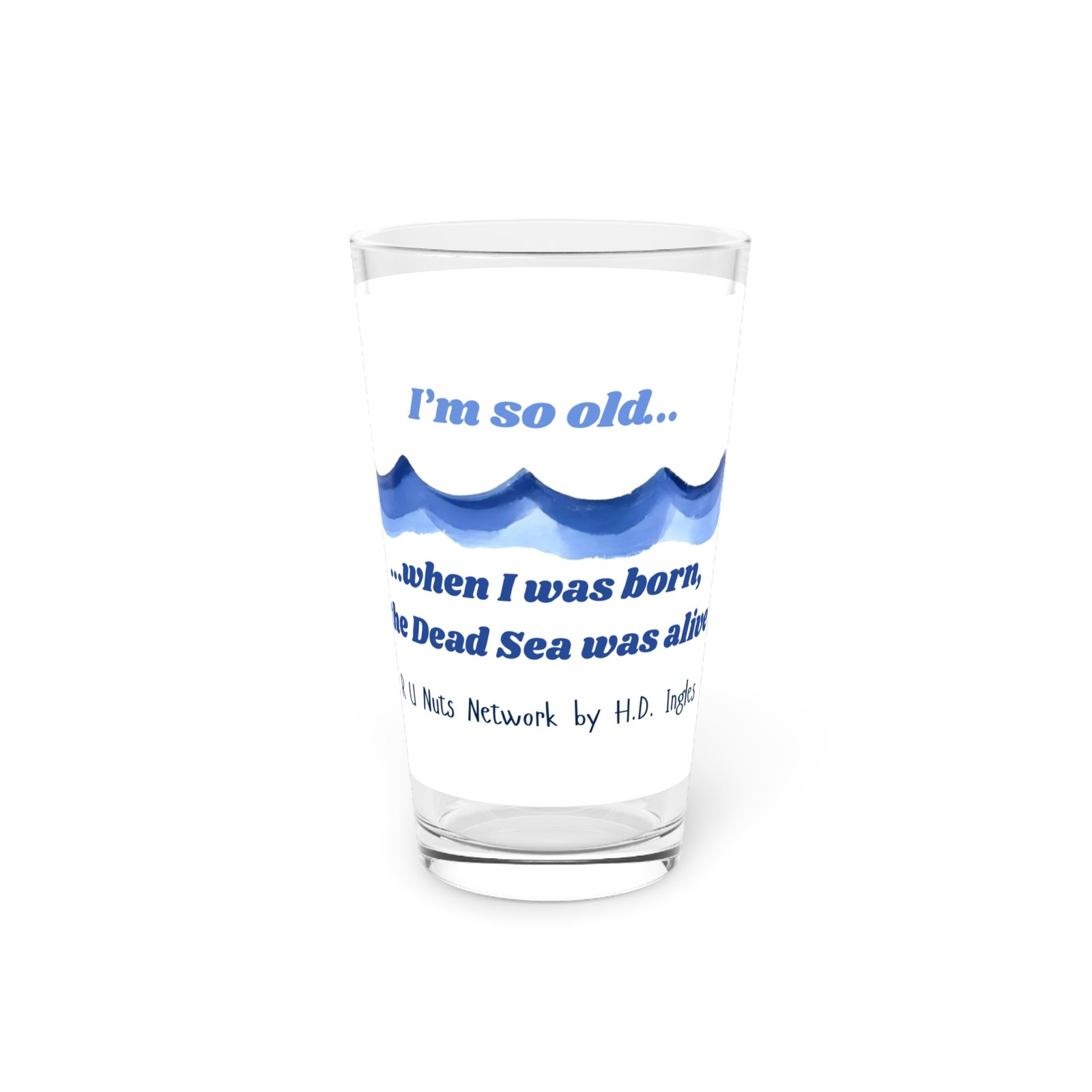 Dead Sea Wrapped Pint Glass