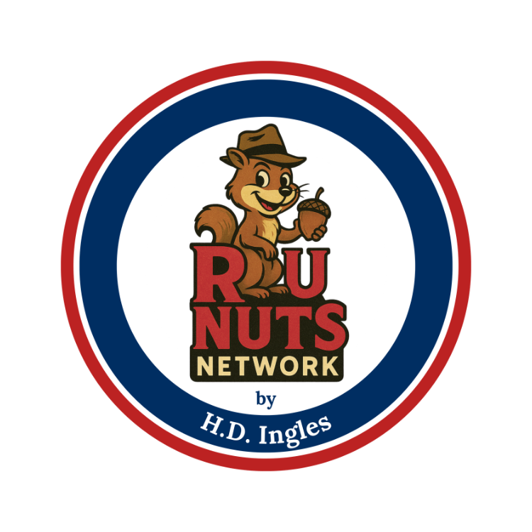 R U Nuts Network by H.D. Ingles logo
