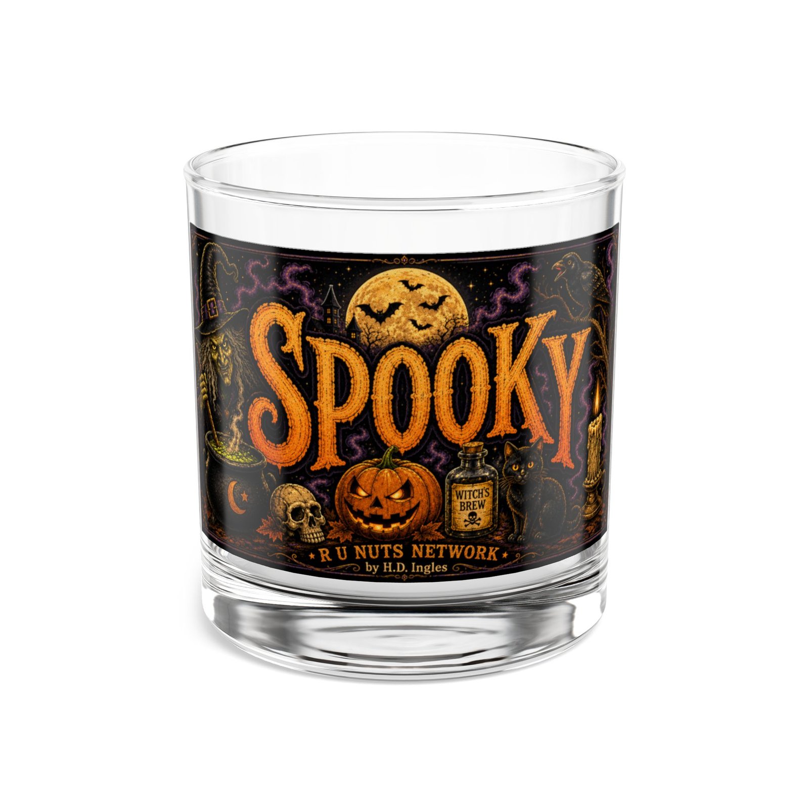 Spooky Rocks Glass