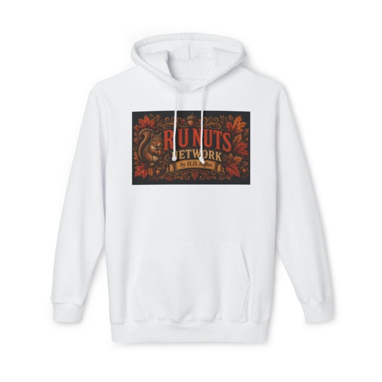 Fall design on a pullover hoodie