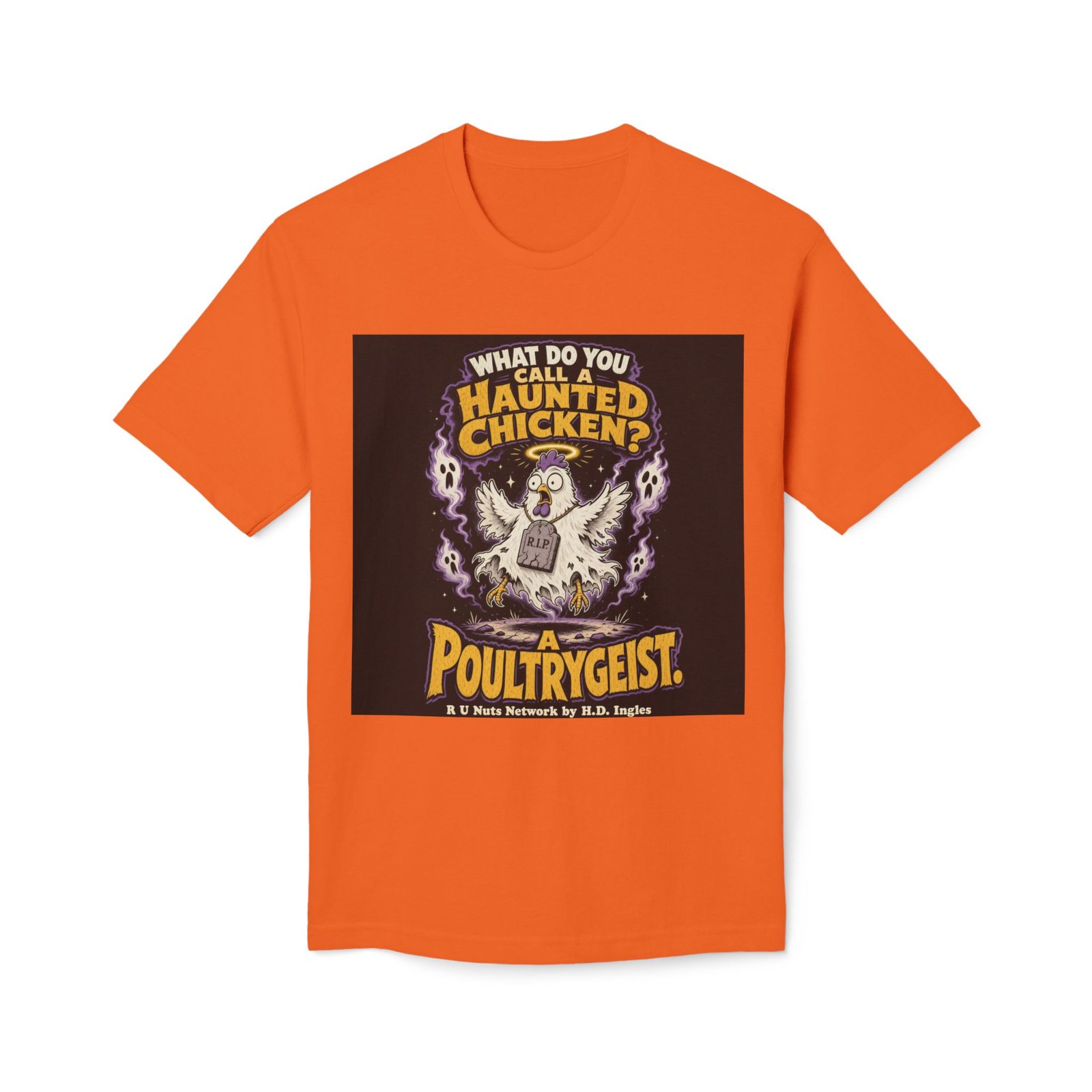 Poultrygeist Cotton Tee - Image 3