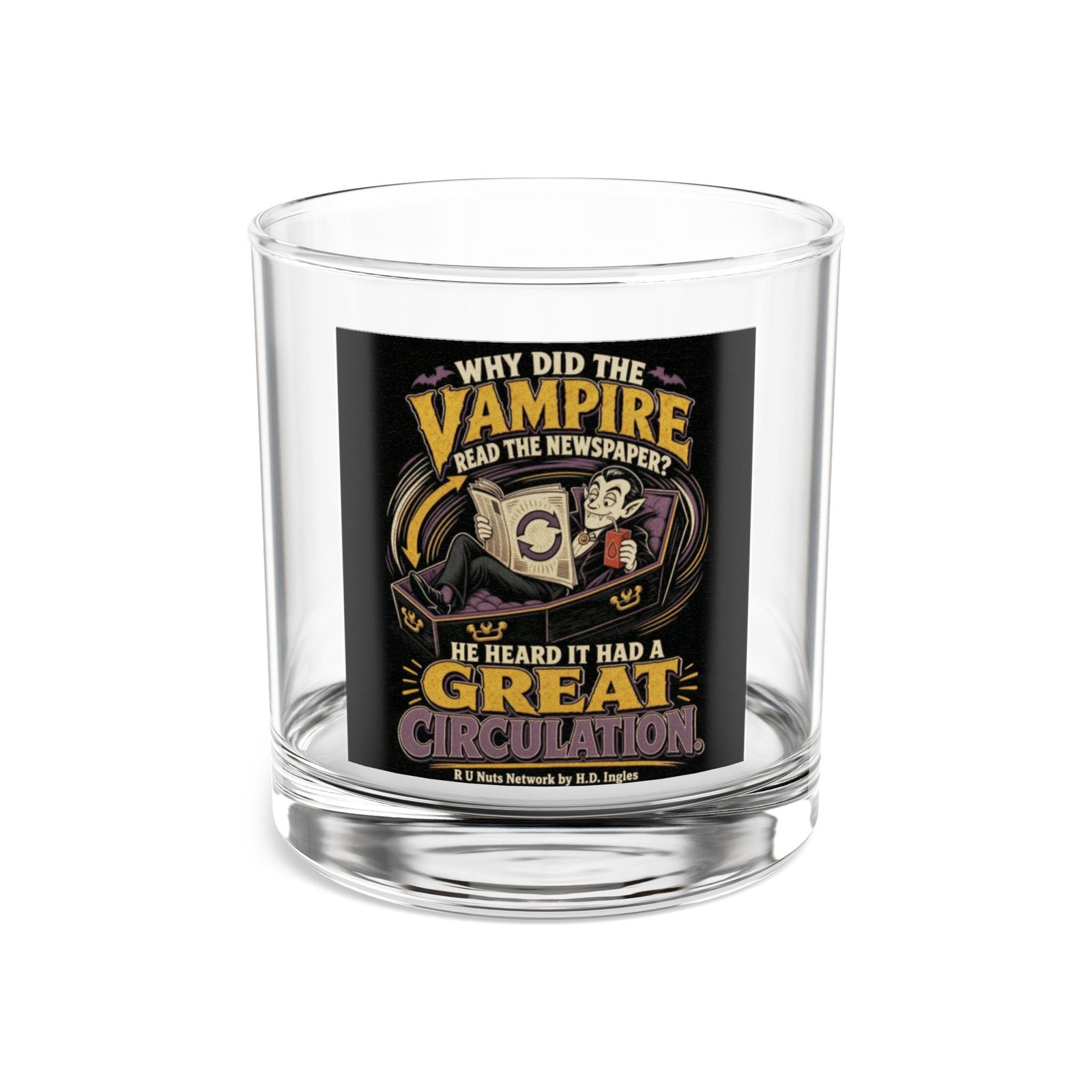 Great Circulation Rocks Glass