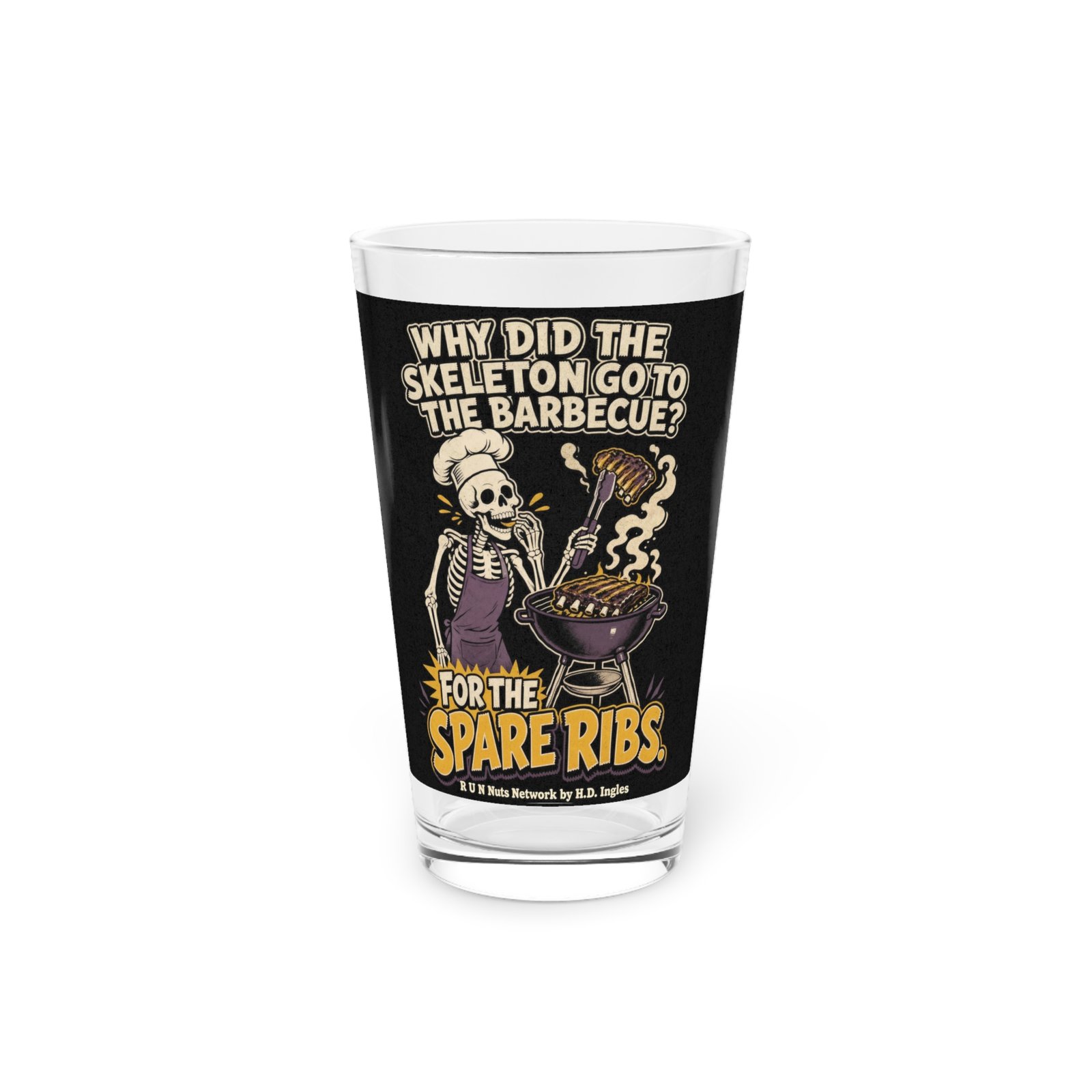 For the Spare Ribs Pint Glass