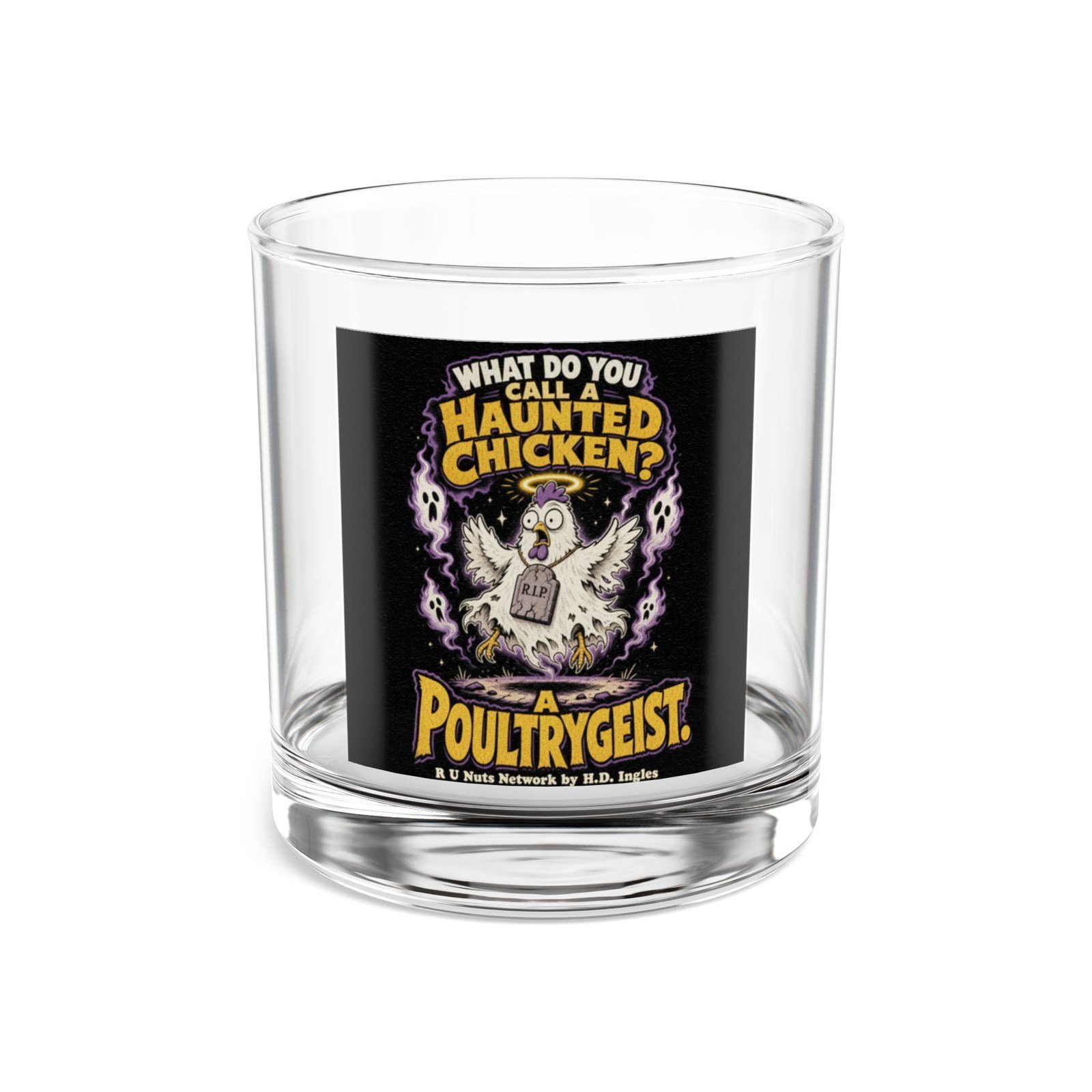 Poultrygeist Rocks Glass