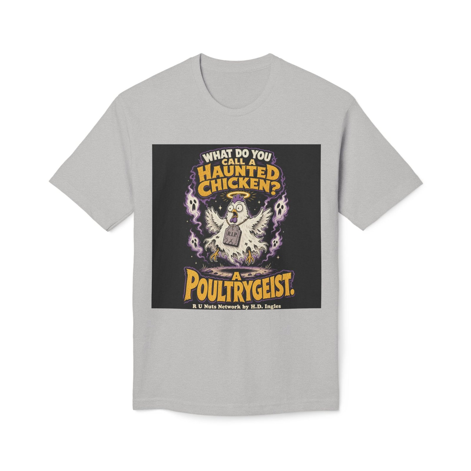 Poultrygeist Cotton Tee - Image 4