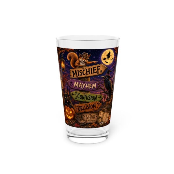 Mischief, Mayhem design on R U Nuts Network merchandise