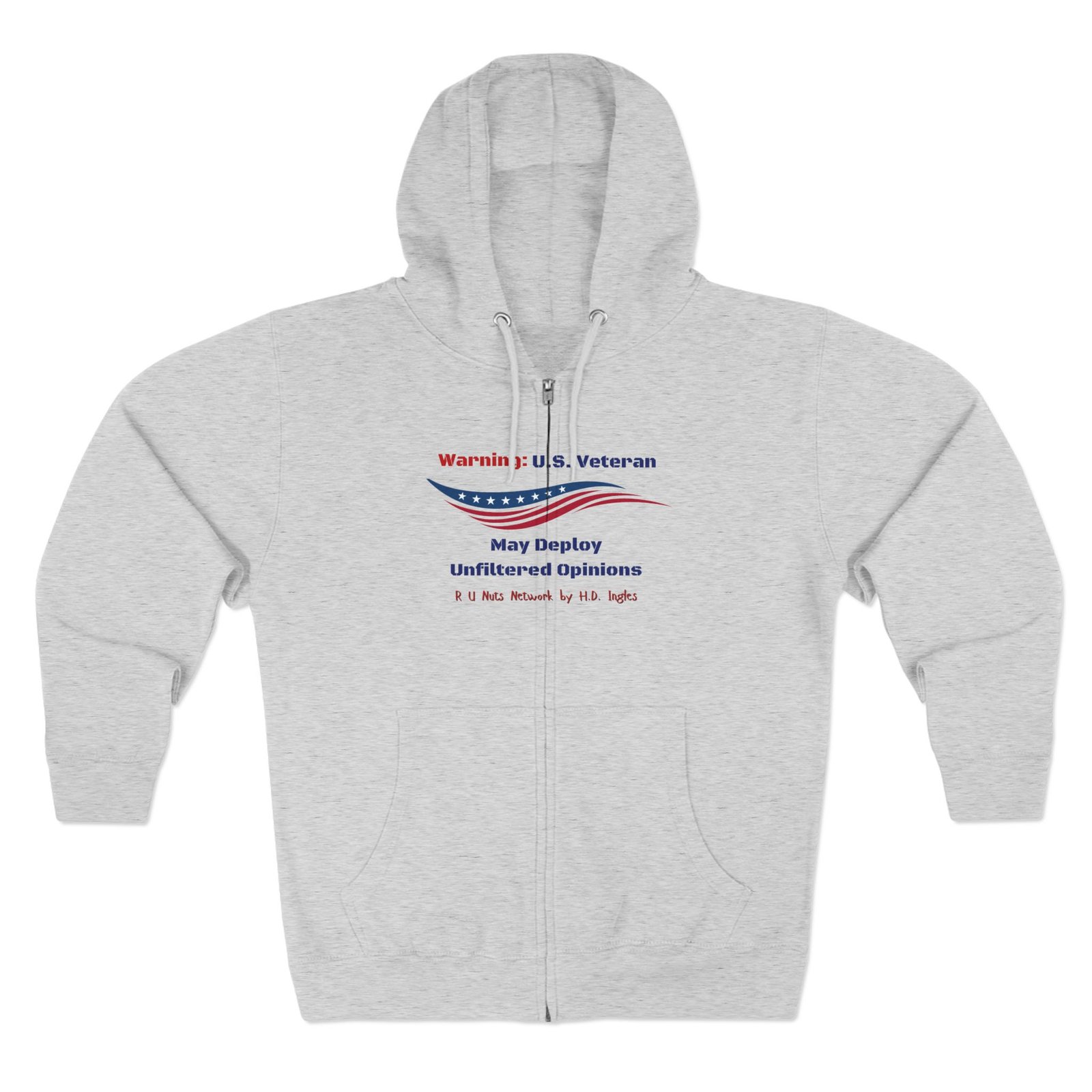 Vet Unfiltered Opinions Zip Hoodie