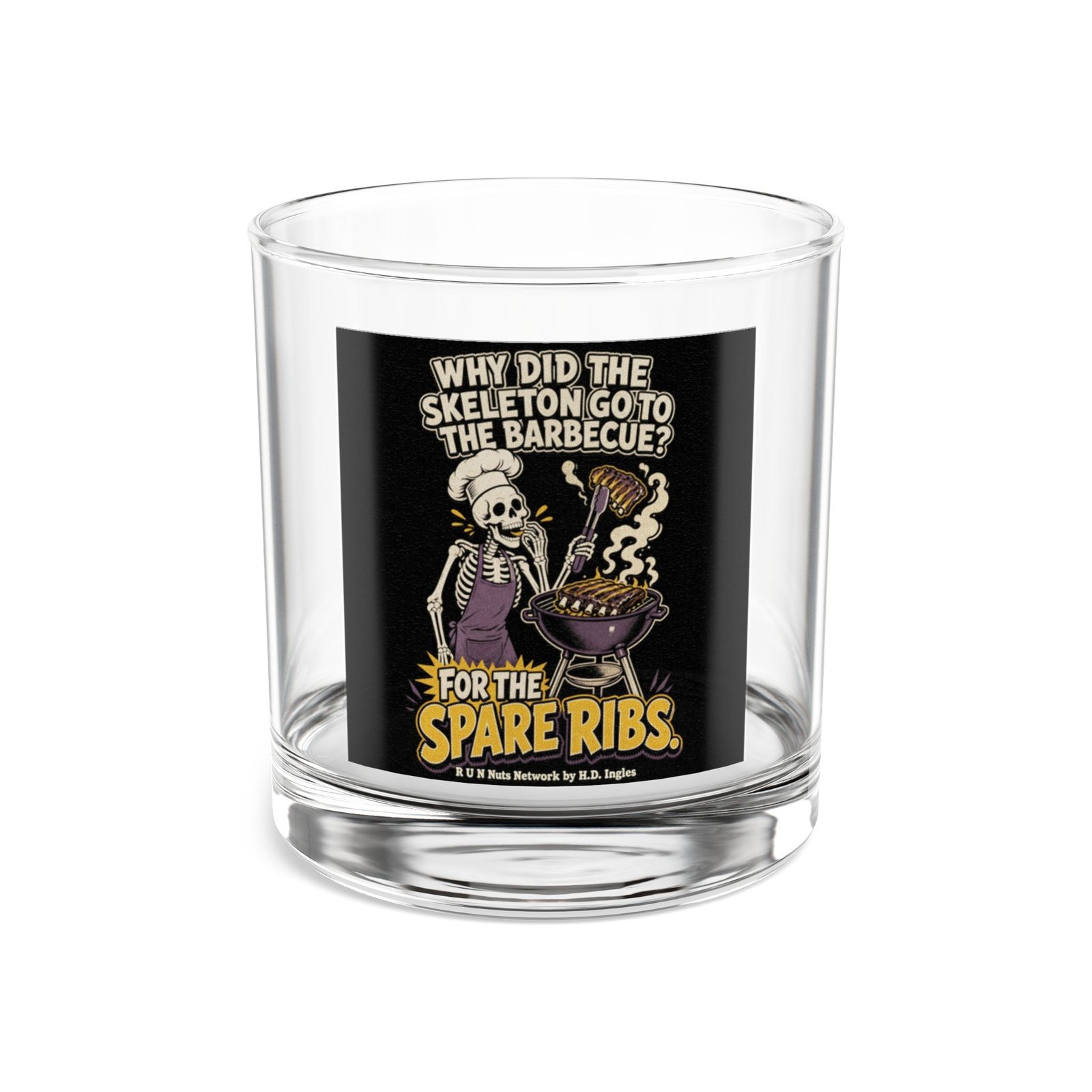 For the Spare Ribs Rocks Glass