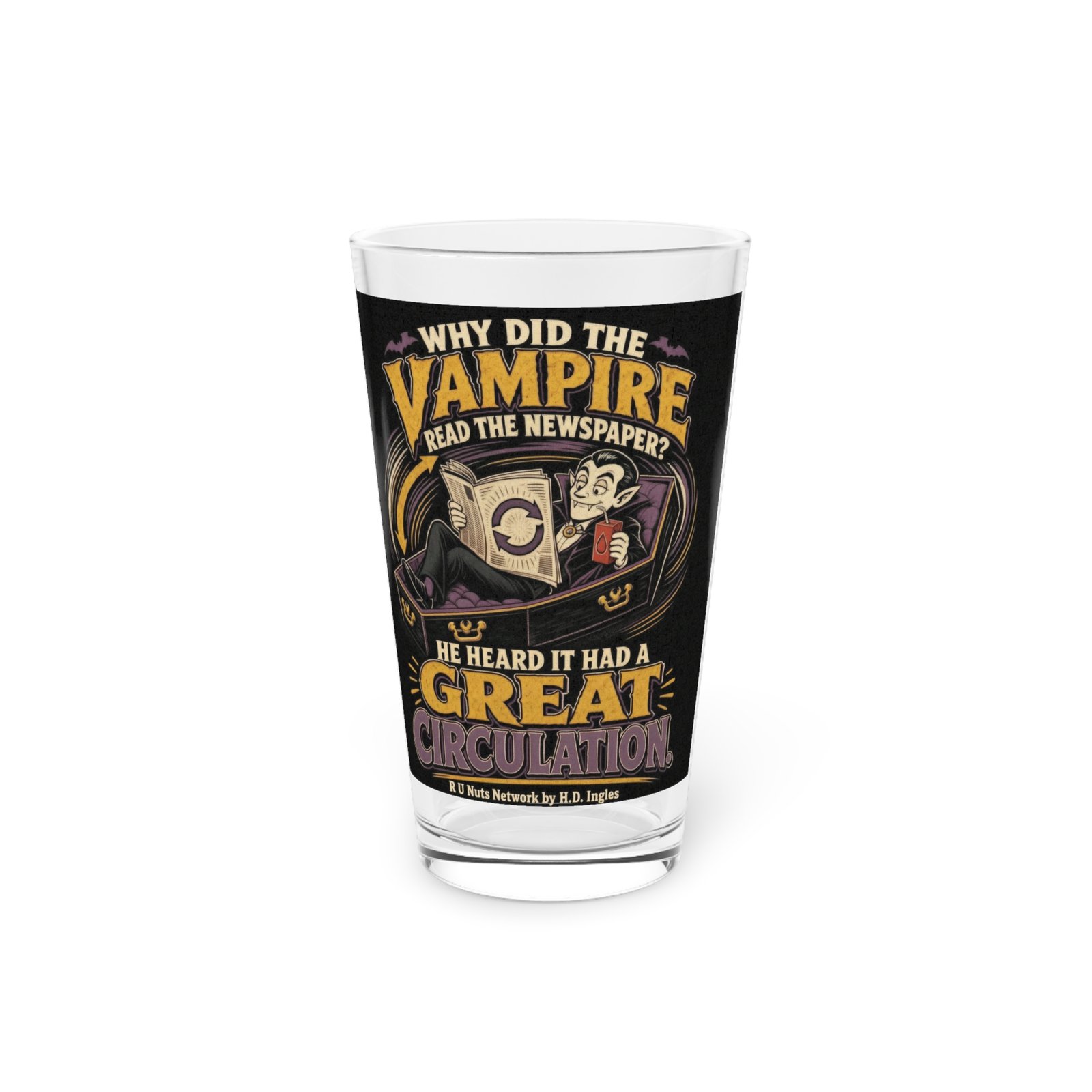 Great Circulation Pint Glass