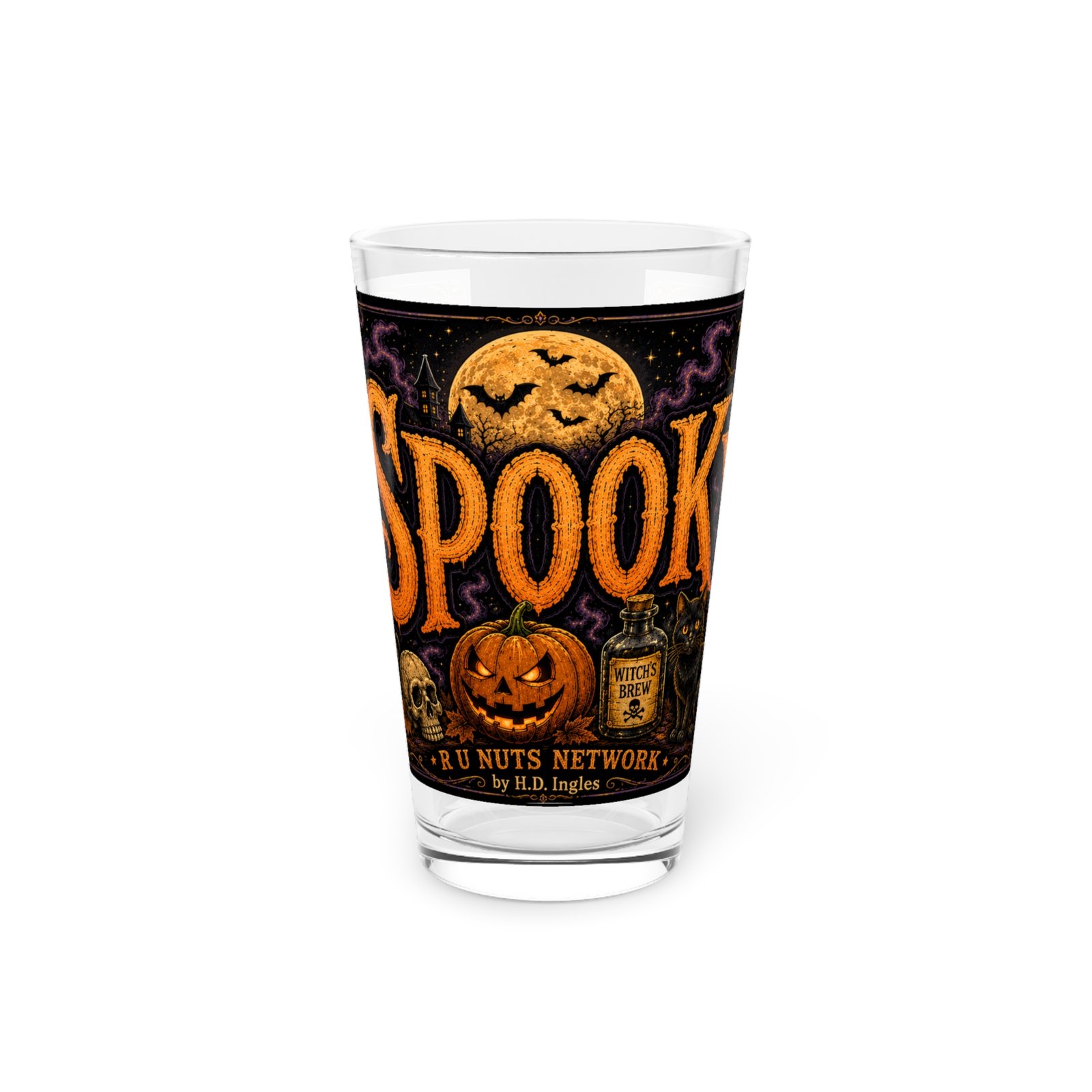 Spooky Pint Glass